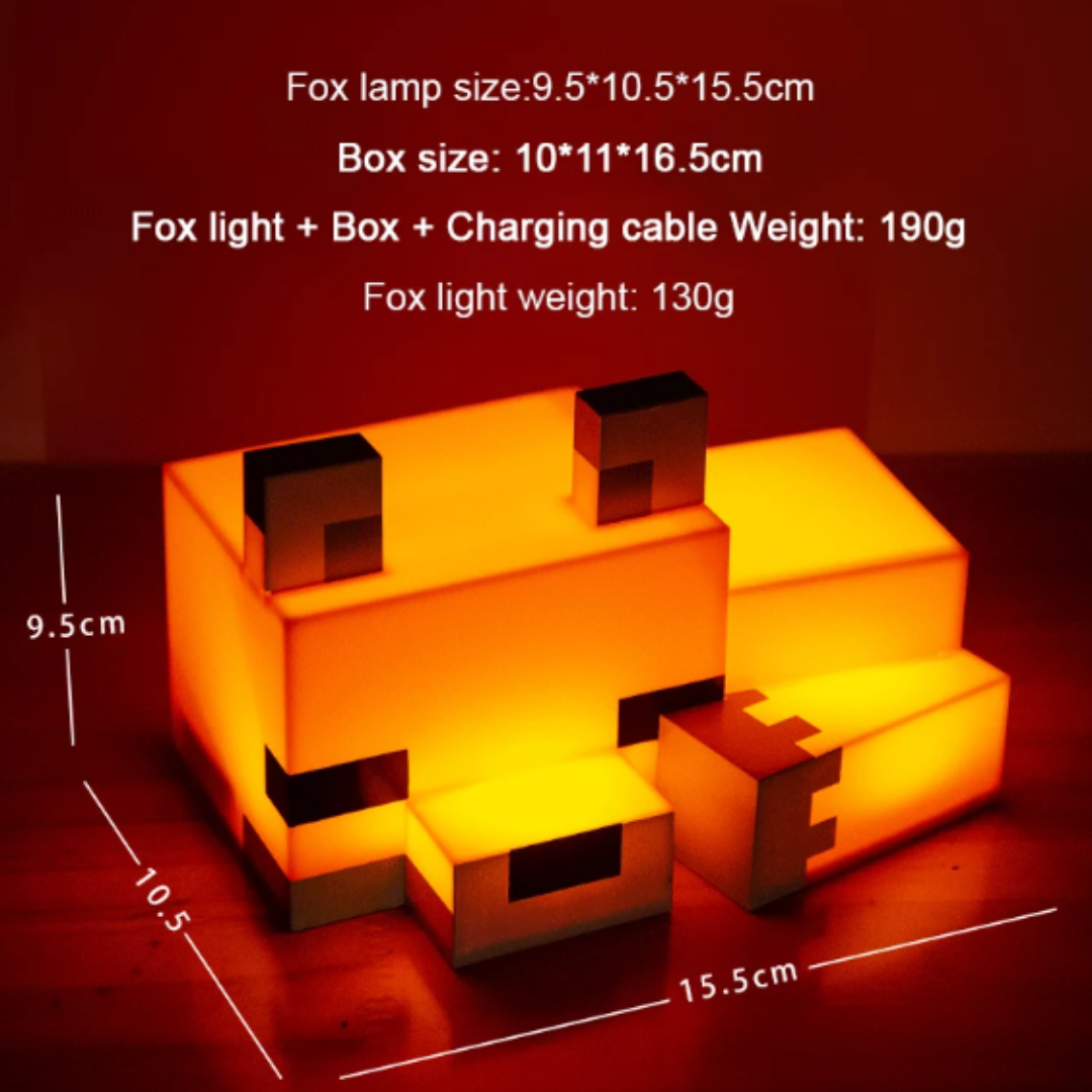 Minecraft Fox Lamp