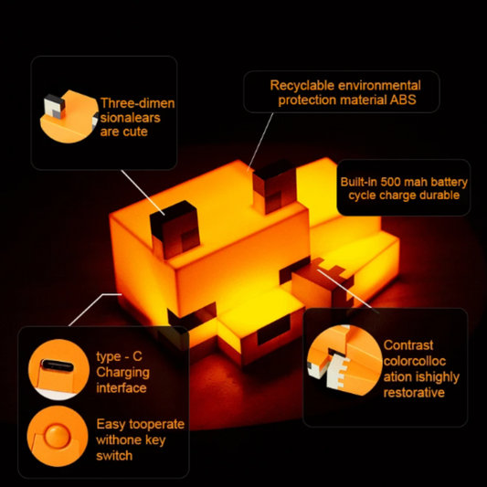 Minecraft Fox Lamp